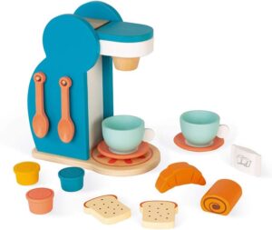 Janod puidust espressomasina mängukomplekt