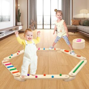 Puidust tasakaalurada eraldi elementidega