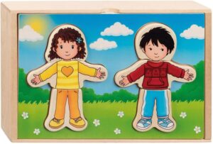 Riietatava nuku pusle „Poiss ja tüdruk“