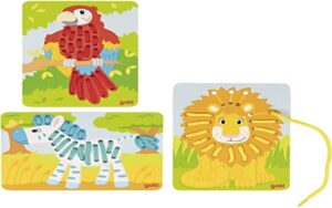 goki paelamäng „Papagoi, lõvi ja sebra“